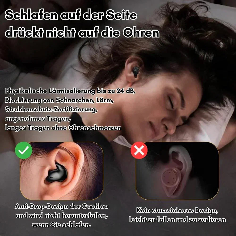 Ultraflache Bluetooth-Kopfhörer für Schlaf & Alltag