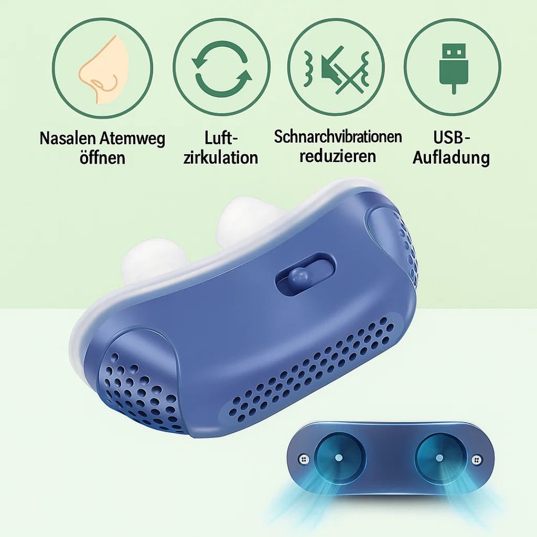 Micro-CPAP Schlafapnoe-Gerät für Reisen & Anti-Schnarchen