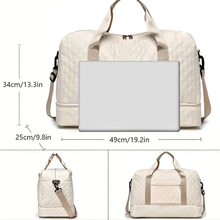 Wochenendtasche für Männer & Frauen | Sporttasche mit Schuhfach | UrbanFold