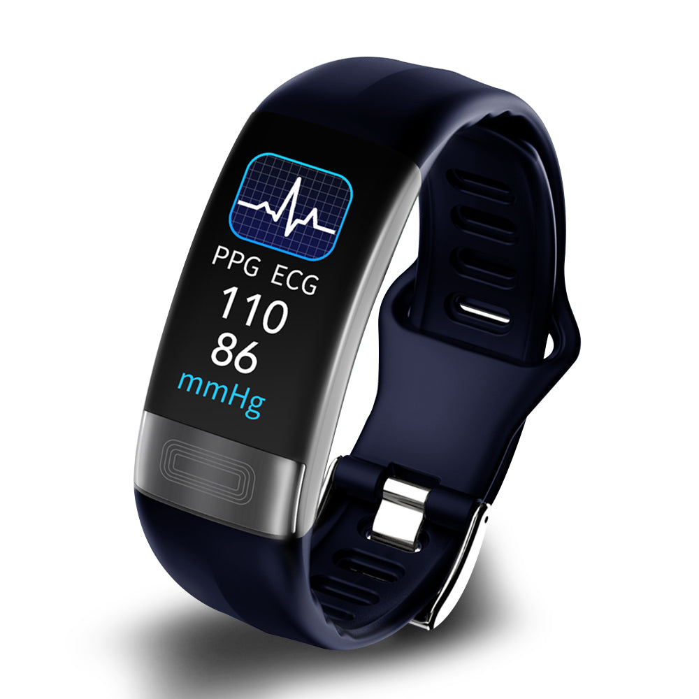 P11 Plus Health-Tracker | Professionelles EKG & Blutdruck-Monitoring | HRV-Analyse mit Lorenz-Scatterplot | SpO2 & Schlaf-Screening | IP67 Wasserdicht | Zyklustracking