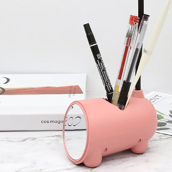 BunnyGlow Kreative LED Touch-Lampe mit Stifthalter | USB-Ladefunktion | Schreibtischlampe | Kinderzimmer Deko