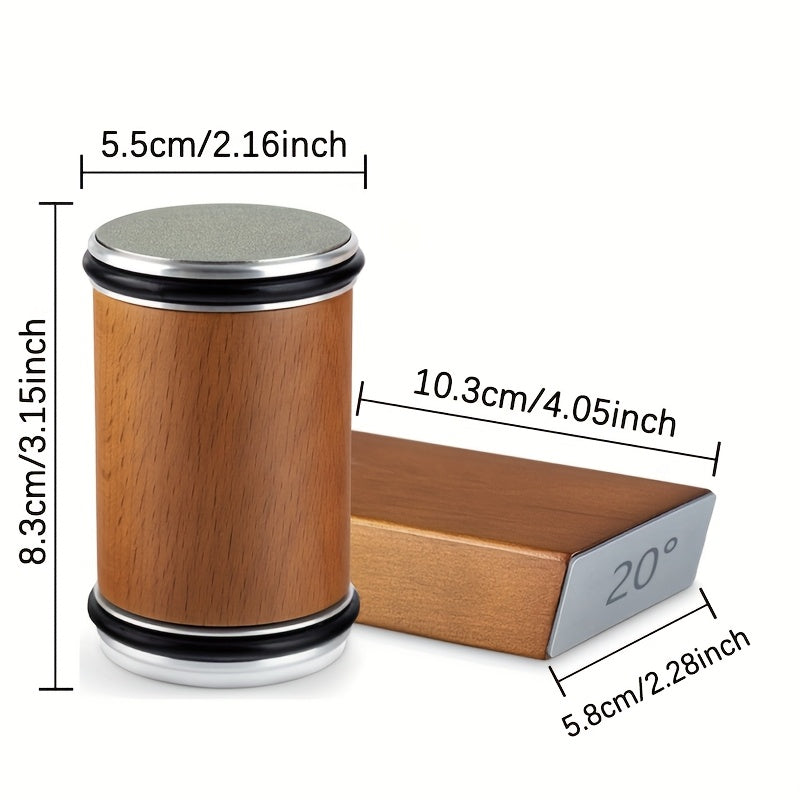 Schleifstein-Set EdgeCraft DuoSharp | Diamantstein mit Magnethalter | 15° & 20° Schleifwinkel | Holz & Metall