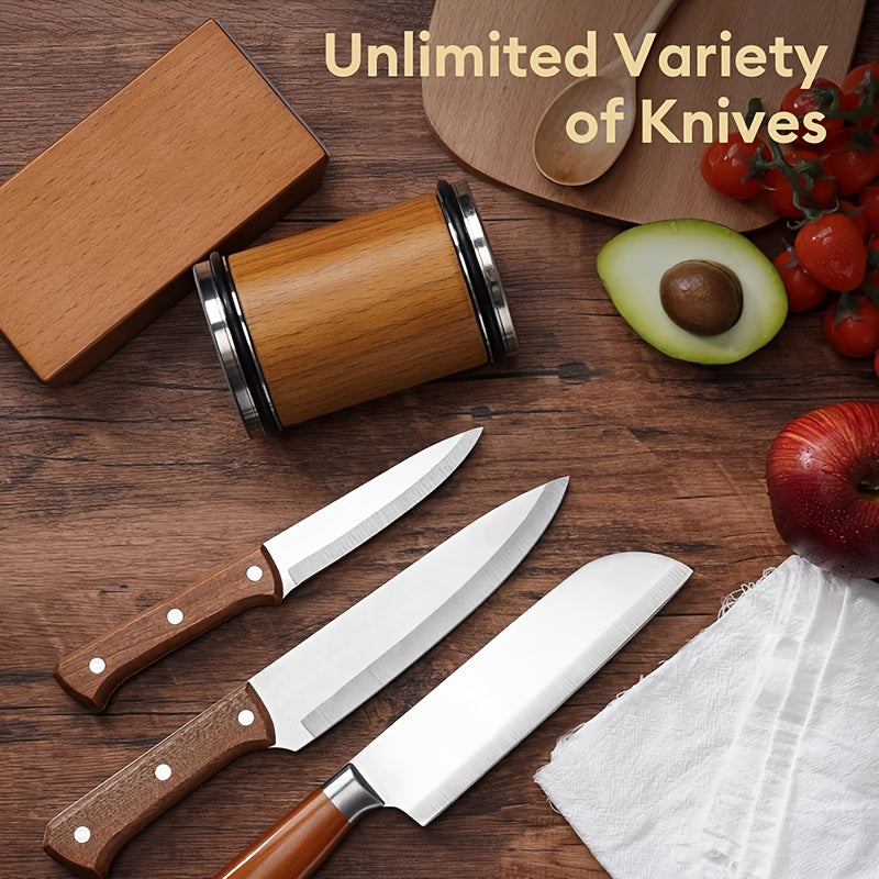 Schleifstein-Set EdgeCraft DuoSharp | Diamantstein mit Magnethalter | 15° & 20° Schleifwinkel | Holz & Metall