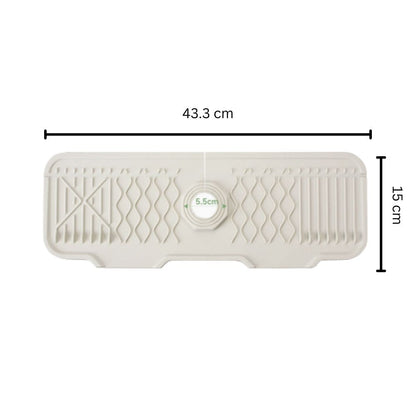 Aqua Slope Gummi Wasserhahn Spülmatte