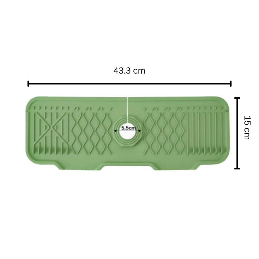 Aqua Slope Gummi Wasserhahn Spülmatte