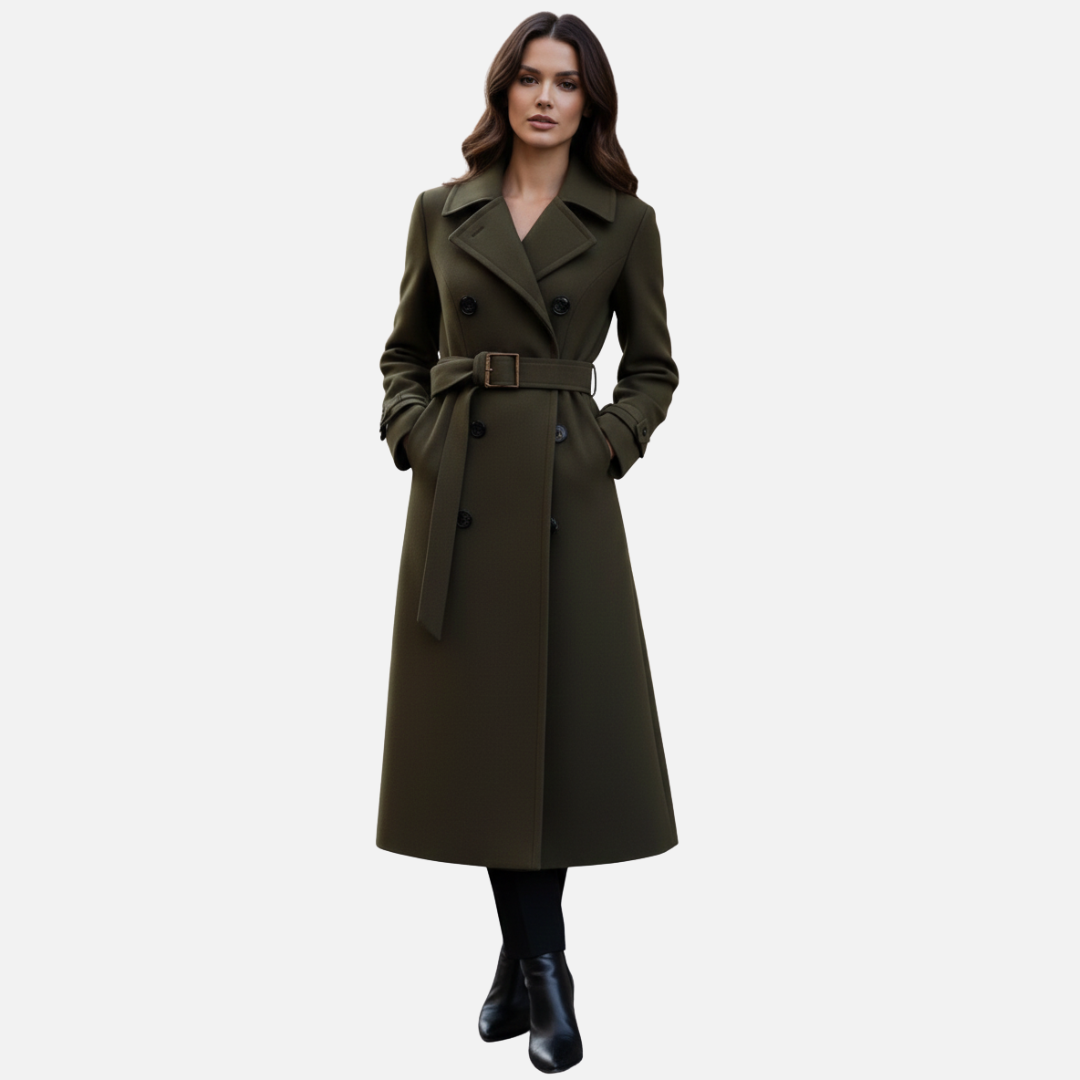 Doppelreihiger Trenchcoat für Damen - Frühlingsmantel