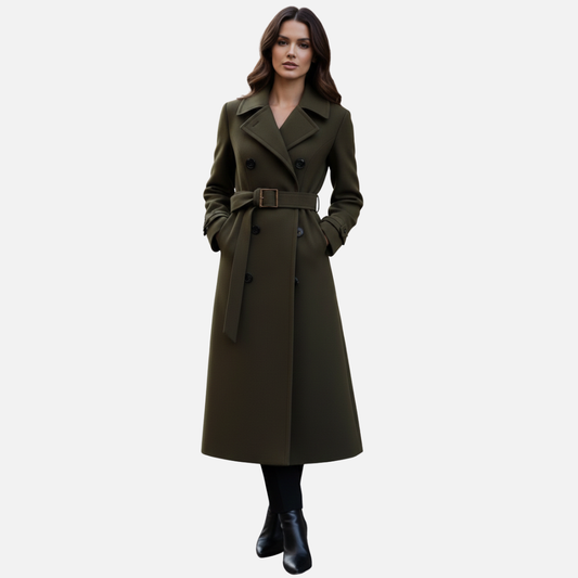 Doppelreihiger Trenchcoat für Damen - Frühlingsmantel