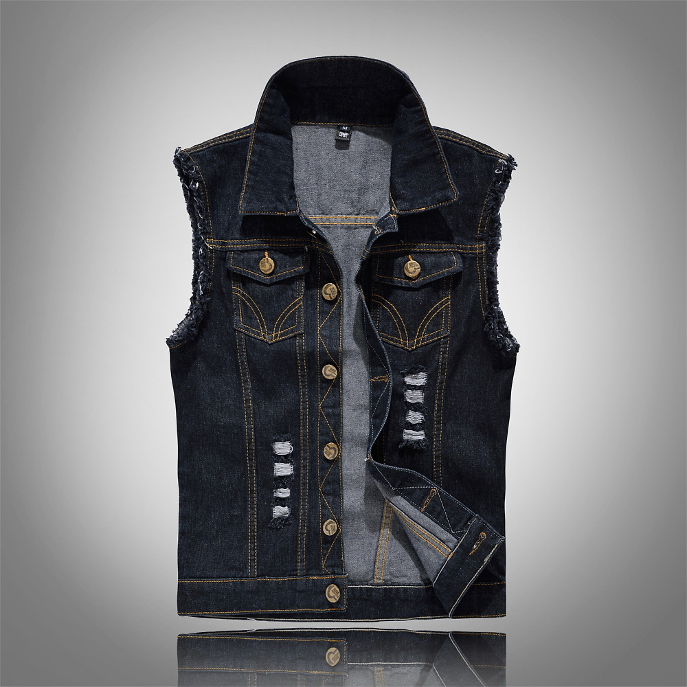 Stylische Denim-Weste für Herren