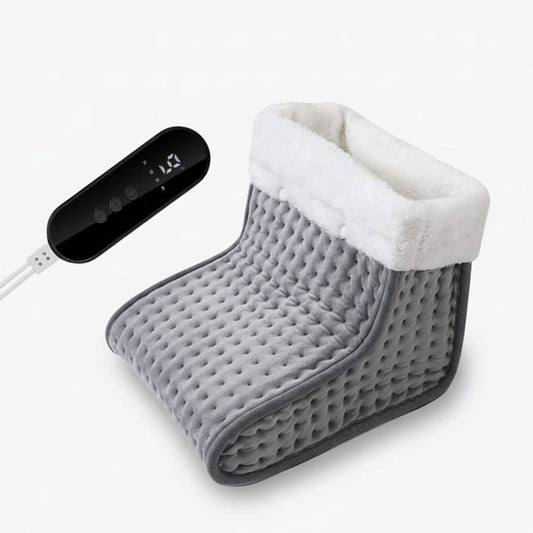 Electric foot warmer - Adjustable temperature - Plush surface