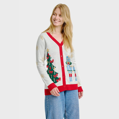 Der Nussknacker Weihnachts-Cardigan – Damen
