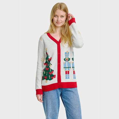 Der Nussknacker Weihnachts-Cardigan – Damen