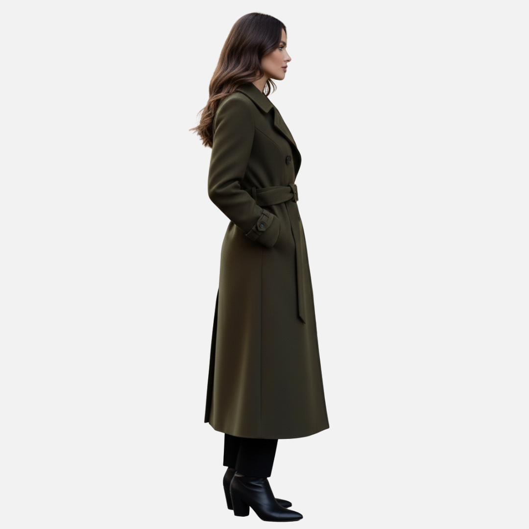 Doppelreihiger Trenchcoat für Damen - Frühlingsmantel