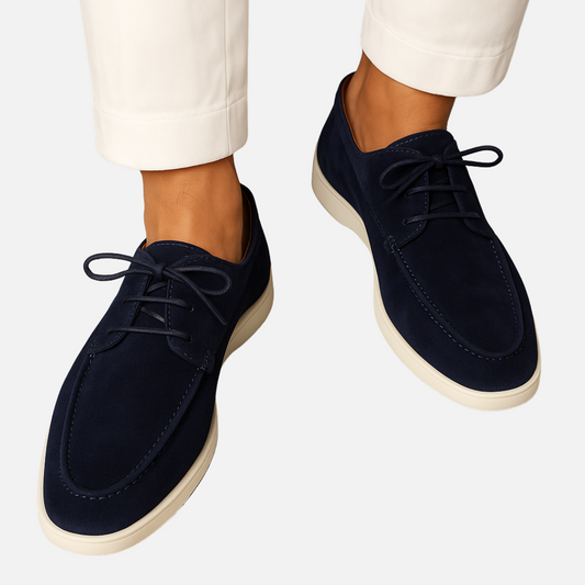 Herren Wildleder Slipper - Wildleder Old Money Schuhe