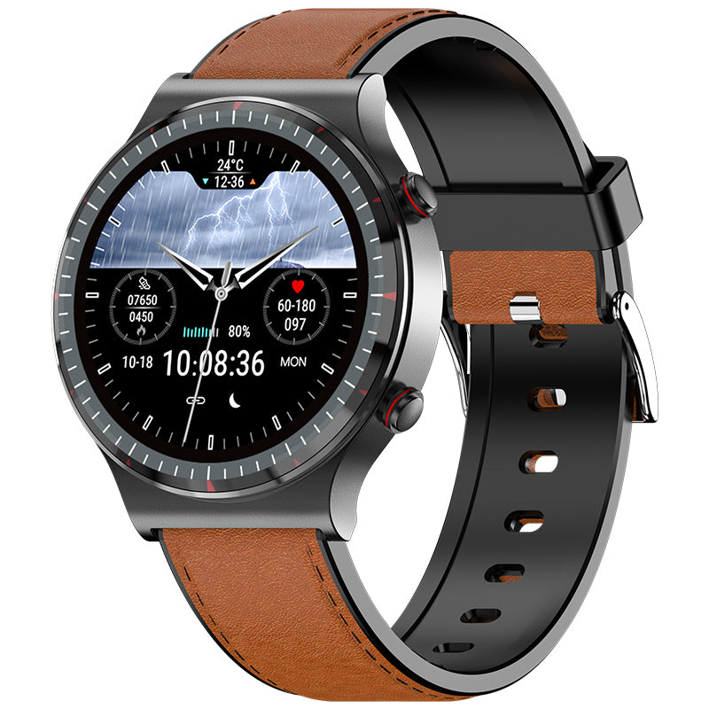 Medizinische EKG-Smartwatch | CFDA-zertifiziert | 512Hz High-Precision Biosensor | SpO2- & Herzfrequenz-Monitoring | KI-basierte Atemanalyse | IP67 Wasserdicht