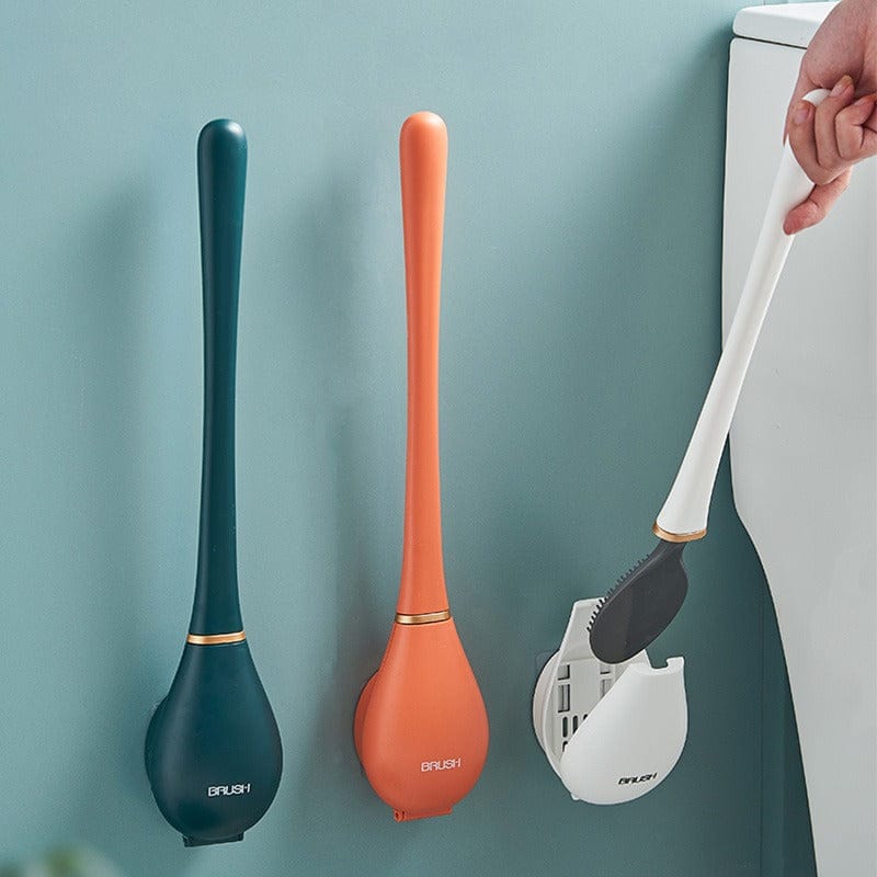 Zeitgemäße flexible Silikon-Toilettenbürste