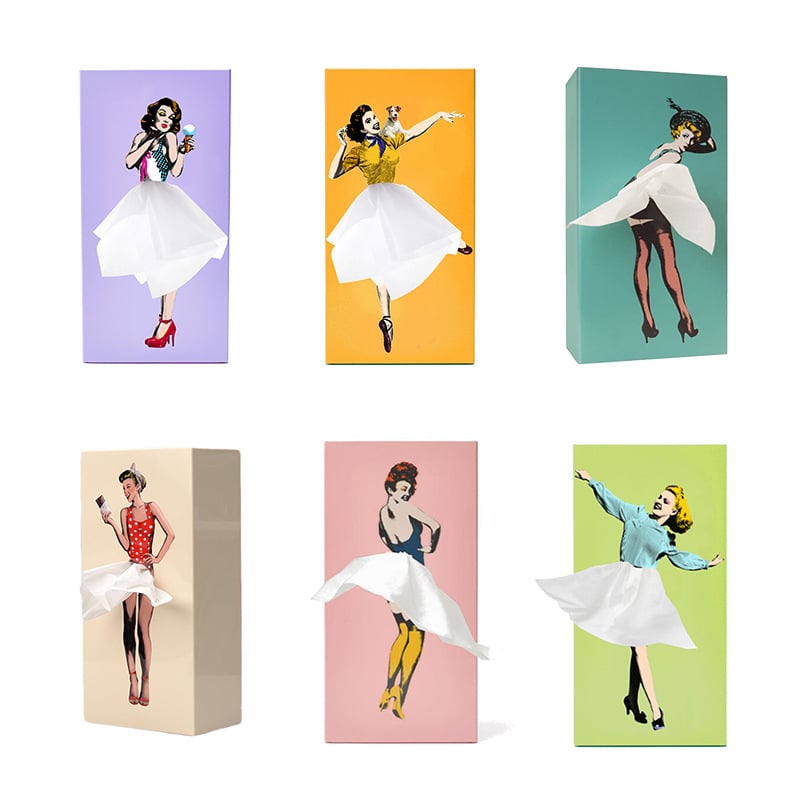 Flying Skirt Taschentuchbox