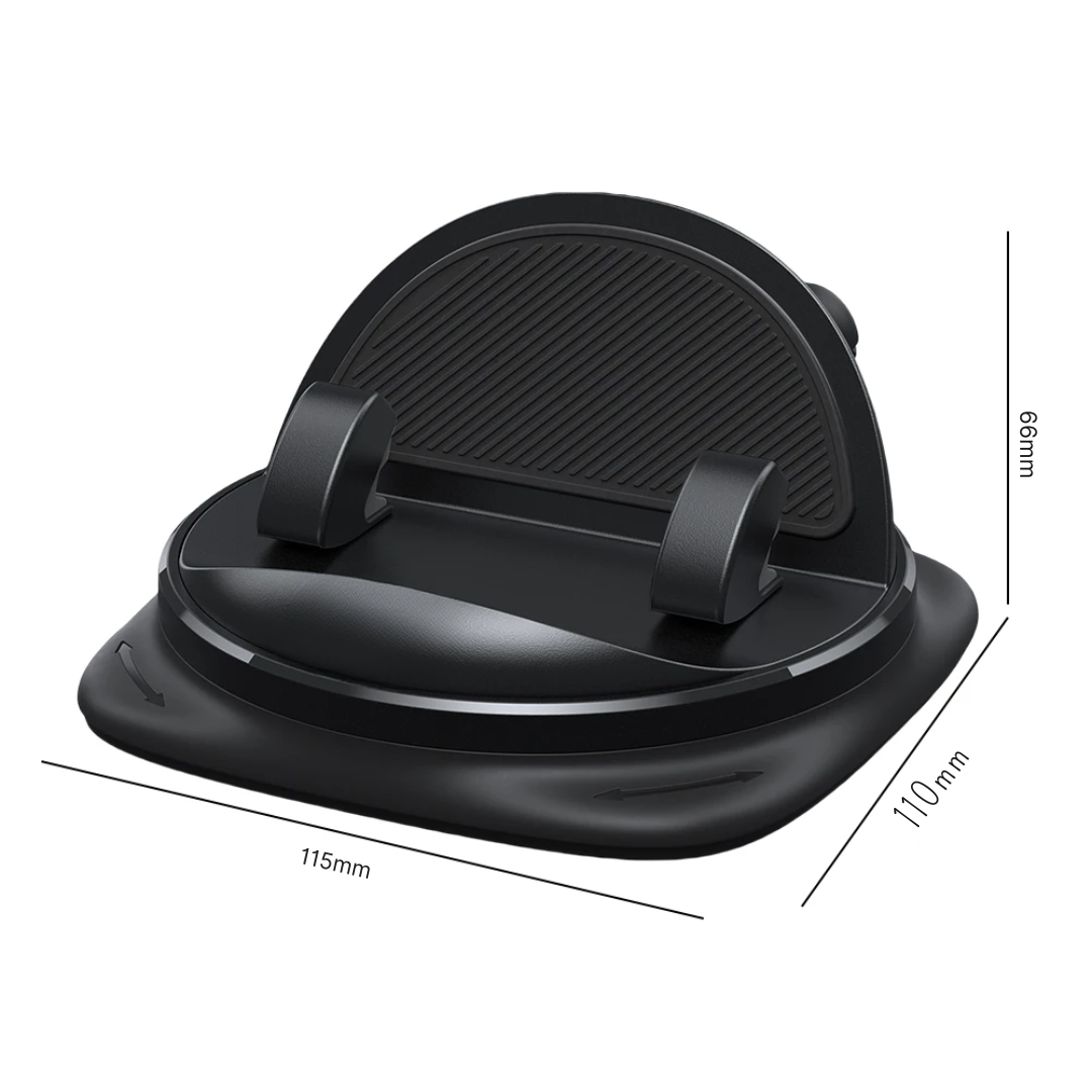 Rotating phone holder for the car