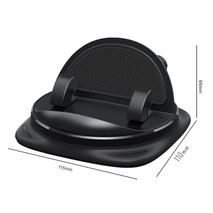 Rotating phone holder for the car