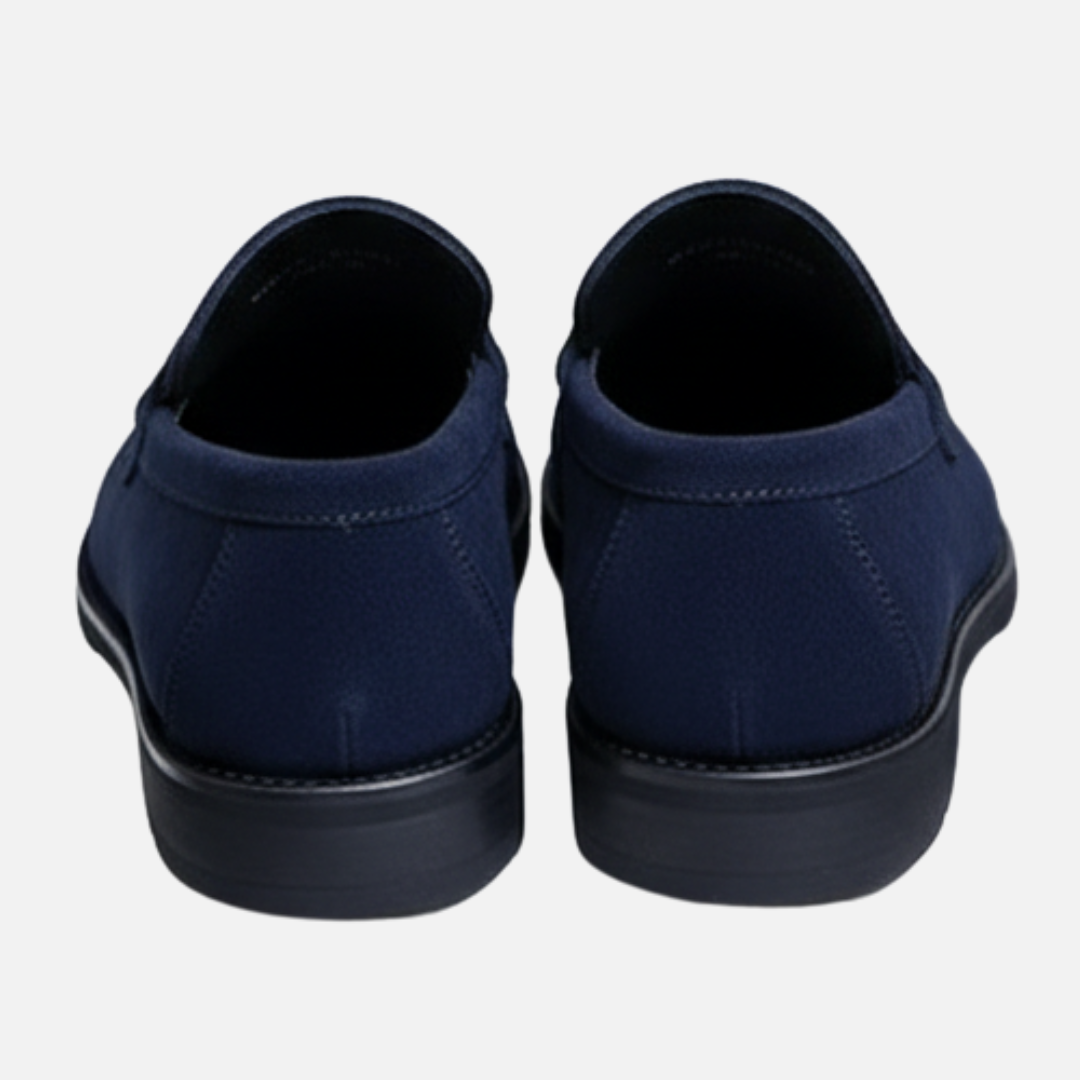 Herren Luxus Wildleder Slipper – Klassische Slip-On Schuhe
