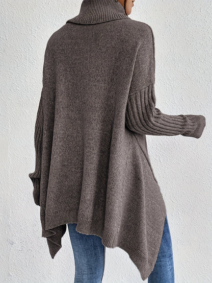 Damen Rollkragenpullover | Oversized Passform mit modernem hohen Kragen