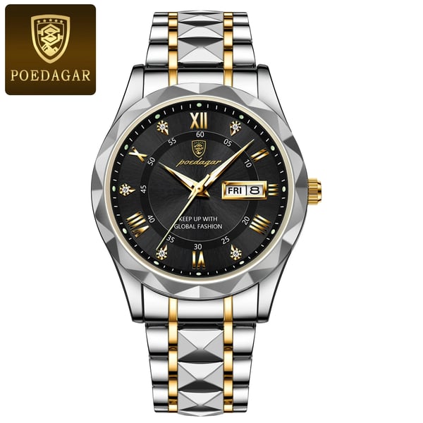 Wasserdichte Luxus-Herrenarmbanduhr der Top-Marke mit Leuchtfunktion