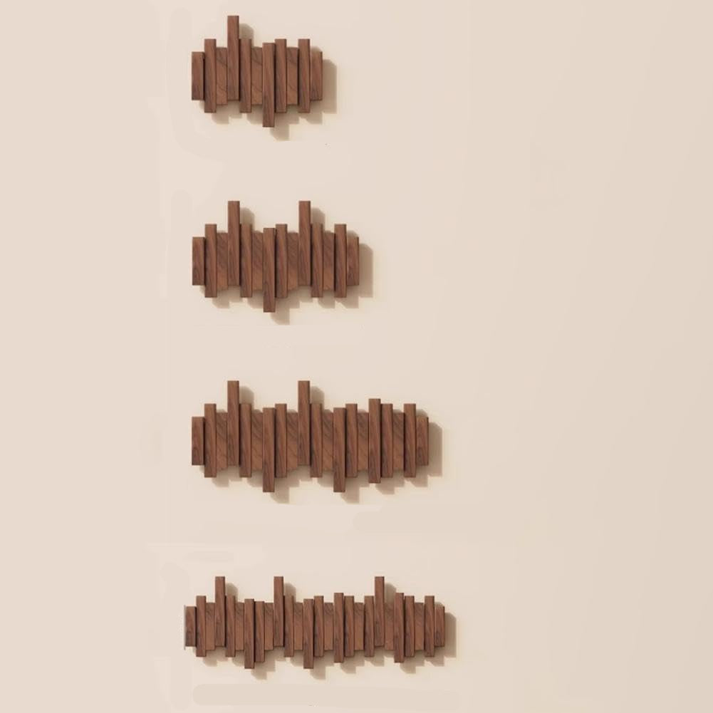 WoodFlex - Stilvolle Holzgarderobe mit flexiblen Magnethaken