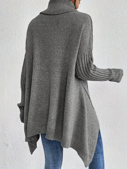 Damen Rollkragenpullover | Oversized Passform mit modernem hohen Kragen