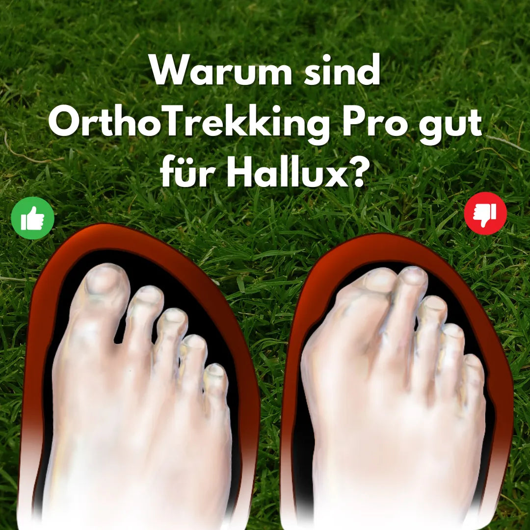 OrthoTrekking Pro Hallux – Ergonomische Hallux Valgus Wander- und Trekking Schuhe