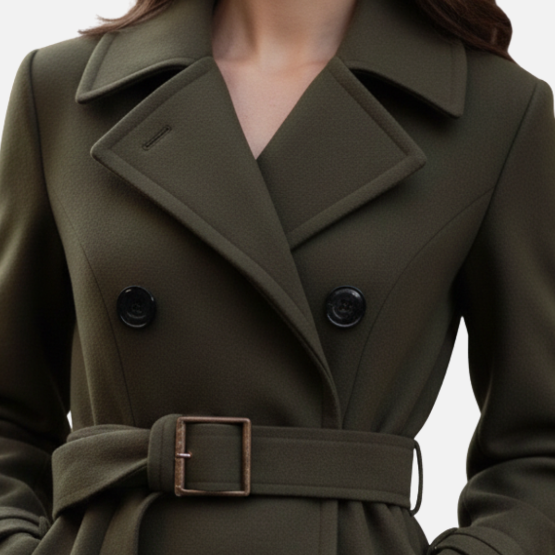Doppelreihiger Trenchcoat für Damen - Frühlingsmantel