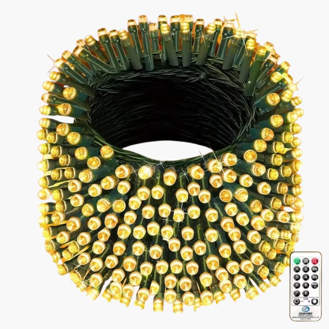 500 LED Außenlichter - Fernbedienung - Netzbetrieb