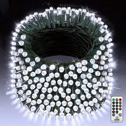 500 LED Außenlichter - Fernbedienung - Netzbetrieb