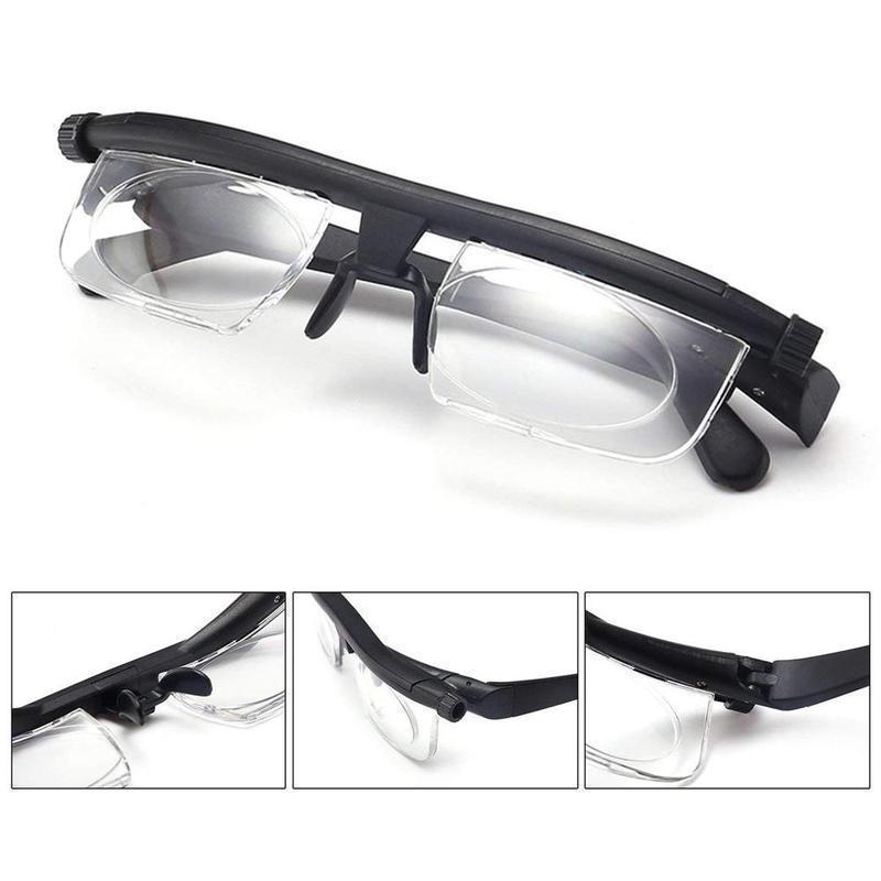 Fokus einstellbare Brille Lesebrille Unisex