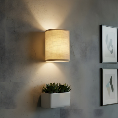 1+1 Gratis Stoff-Wandlampen