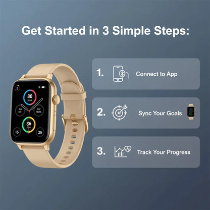 Women's Smartwatch - Health Monitoring - Message Notifications