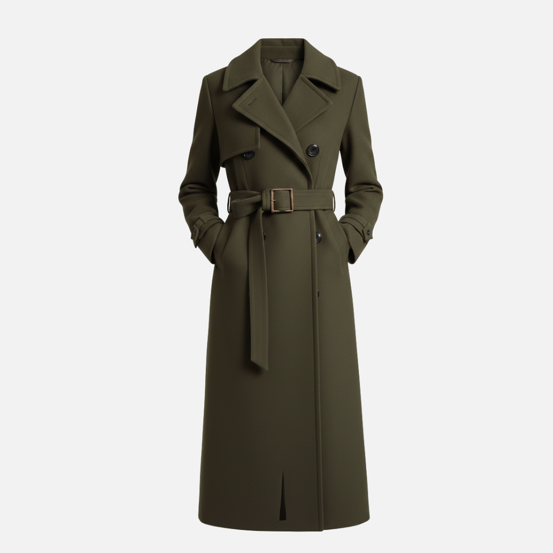 Doppelreihiger Trenchcoat für Damen - Frühlingsmantel