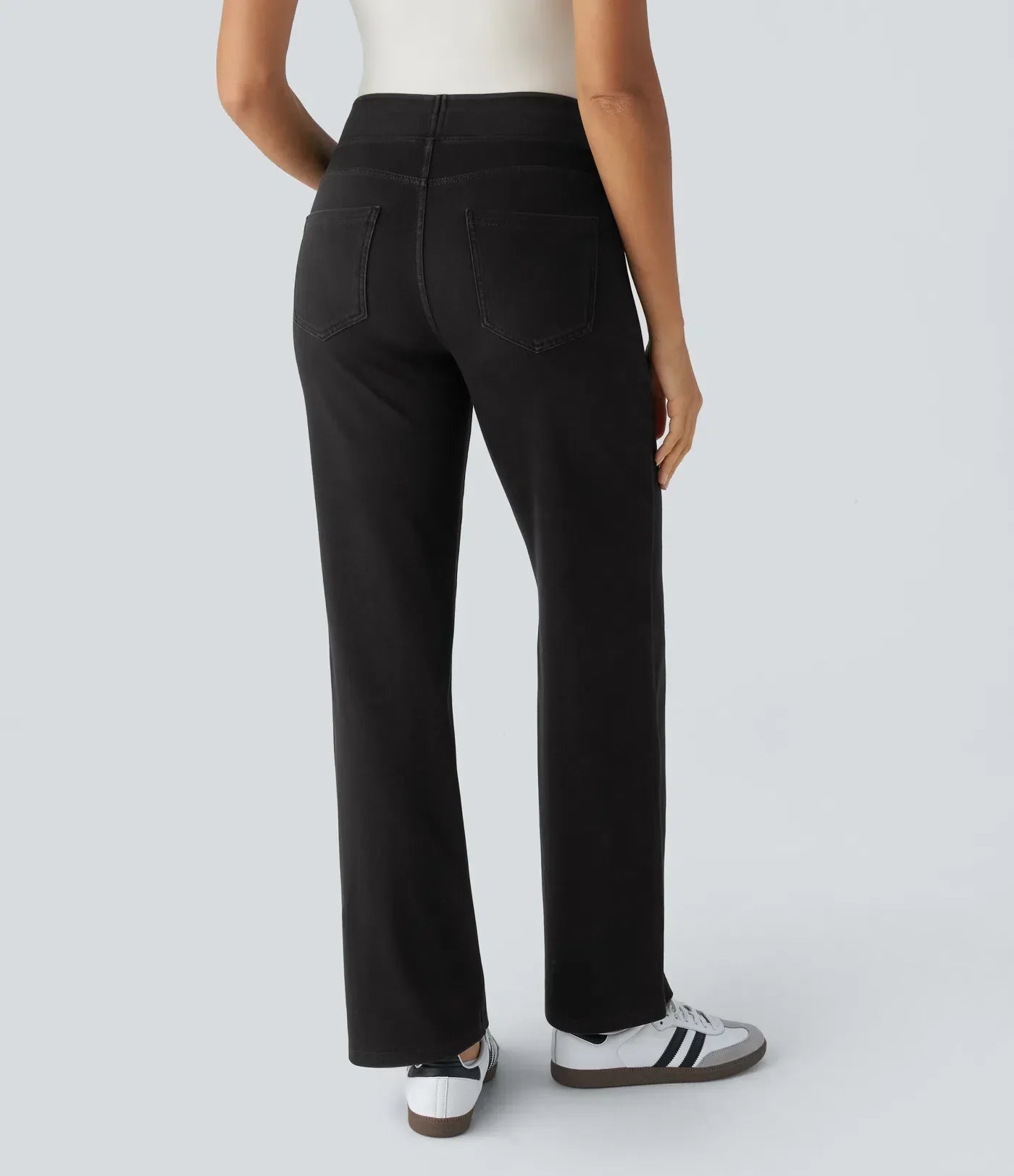 ElsaShape Denim Hoge Taille Jeans met Zakken – Comfortabele Look