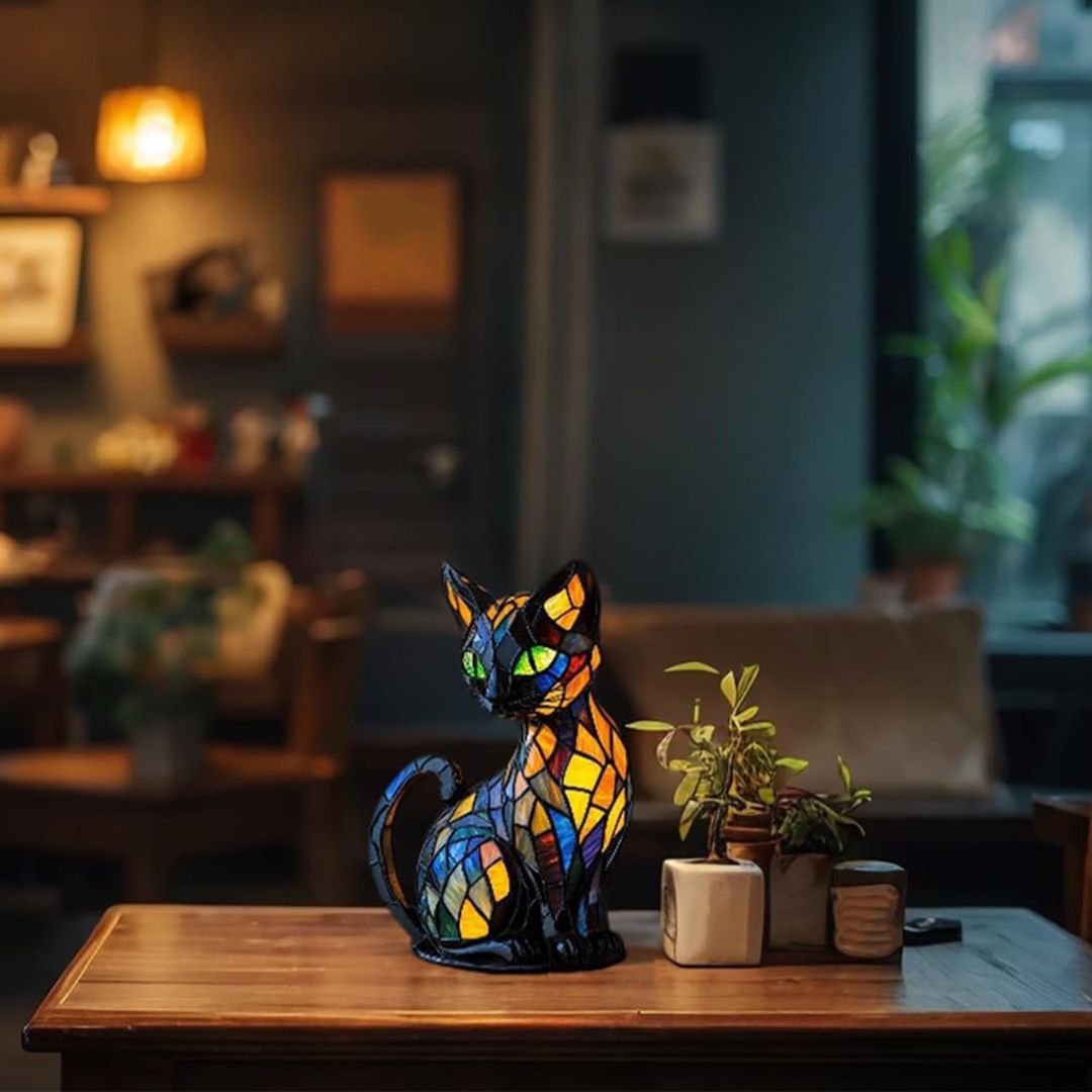 Glow Cat – handgefertigte Lampe, die Herzen zum Leuchten bringt