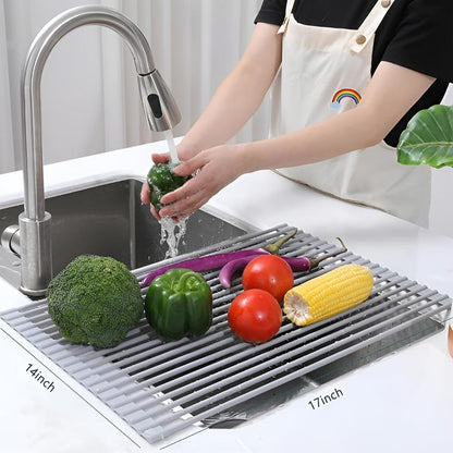 Stainless steel dish drying rack 