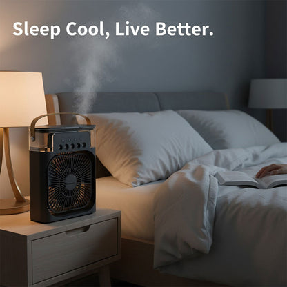 3-in-1 Luftkühler - Luftbefeuchter - Verstellbarer Ventilator