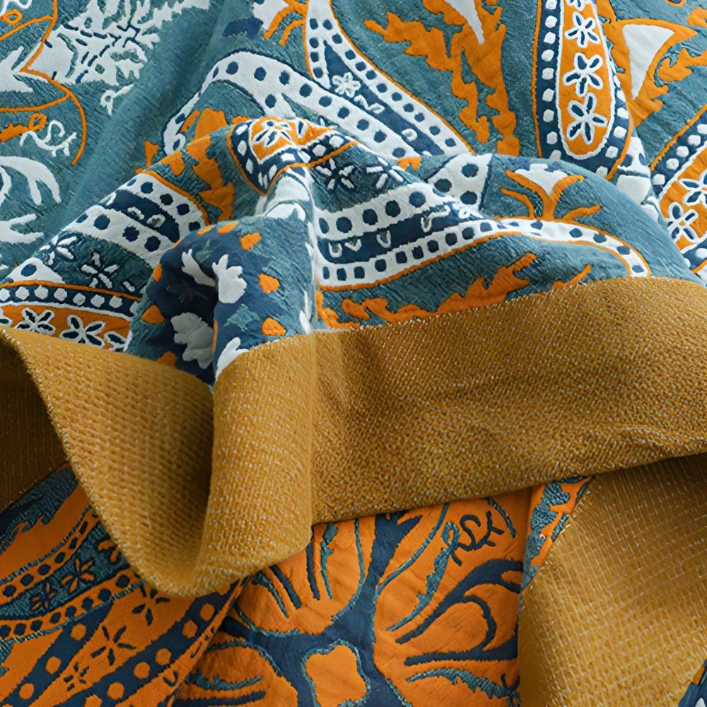 Boho Bloom Reversible Blanket 