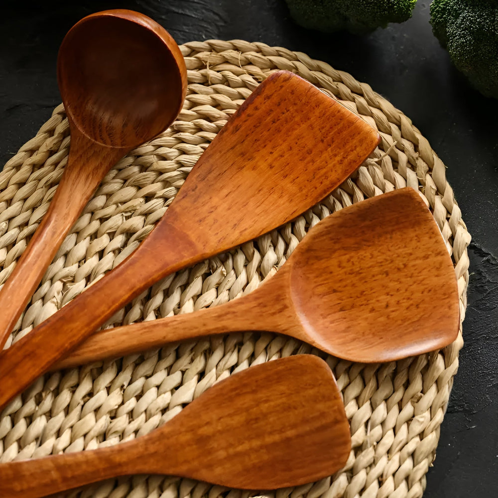 Holz Küchenutensilien