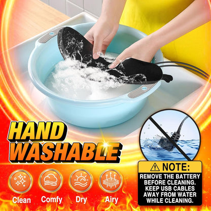 Wiederaufladbare beheizte Einlegesohlen mit Fernbedienung