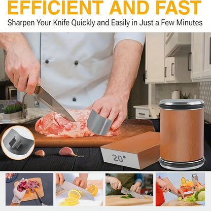 Schleifstein-Set EdgeCraft DuoSharp | Diamantstein mit Magnethalter | 15° & 20° Schleifwinkel | Holz & Metall