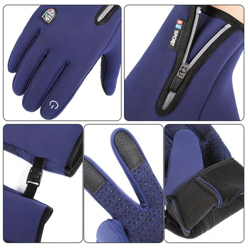 Outdoor Heizhandschuhe, Wind- & Wasserdicht, USB, Touchscreen