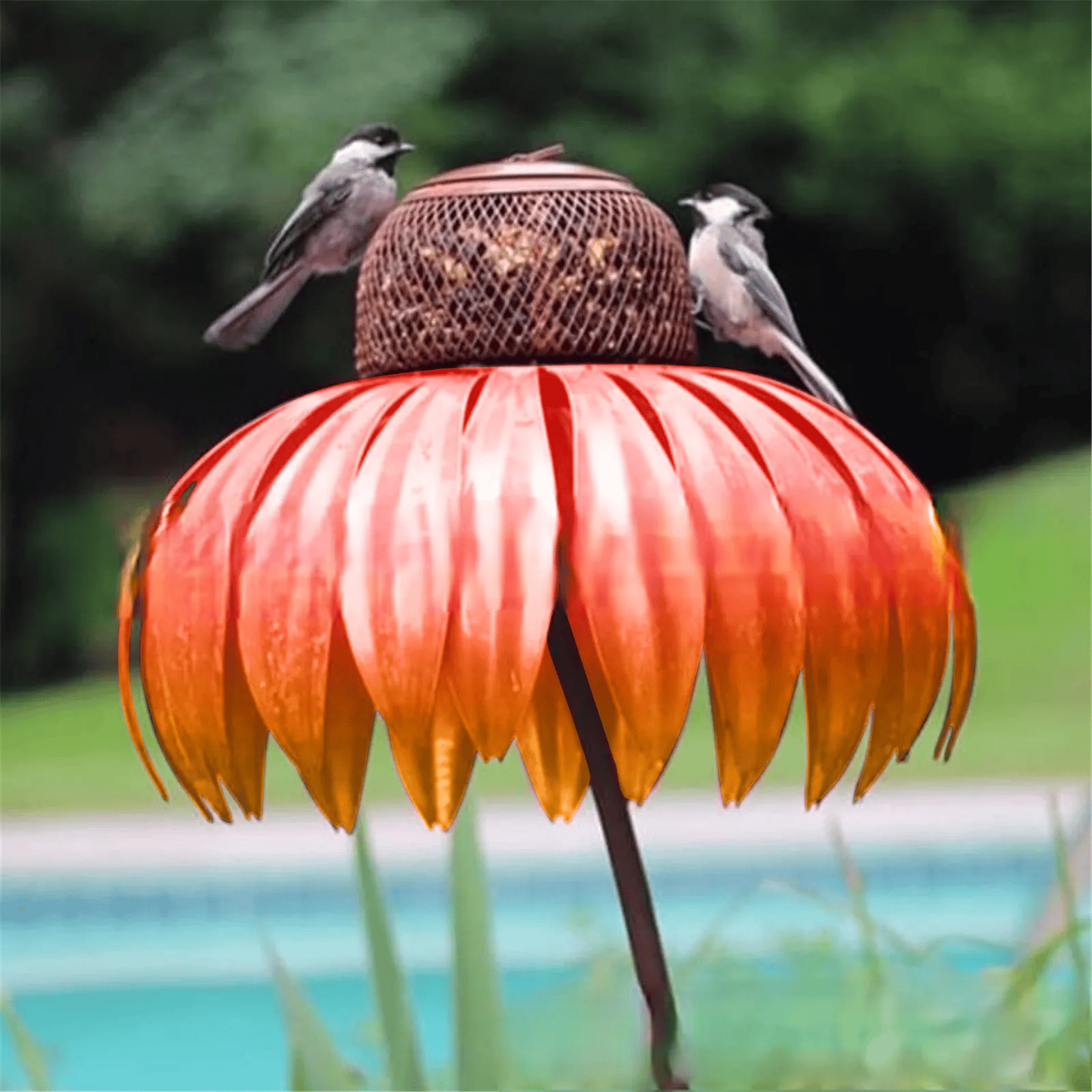 1+1 GRATIS | FloraBird - Kegel-Blumen-Vogelfutterhaus