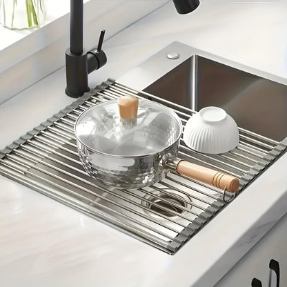 Stainless steel dish drying rack 