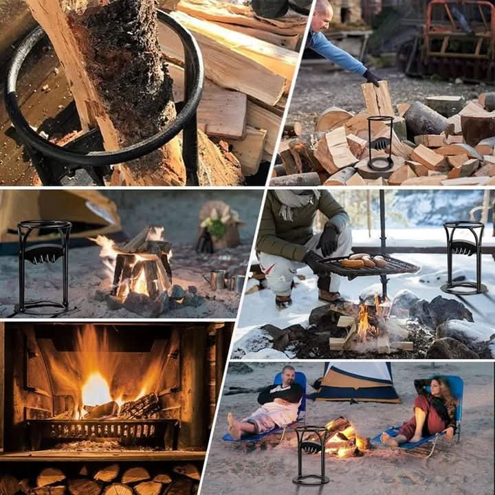 WOODCRACK – Sicherer & müheloser Holzspalter für Kamin und im Freien