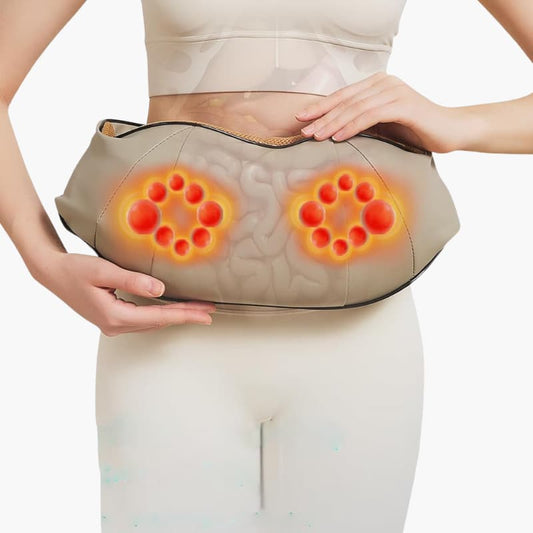 Abdominal massager - heating function - rechargeable design