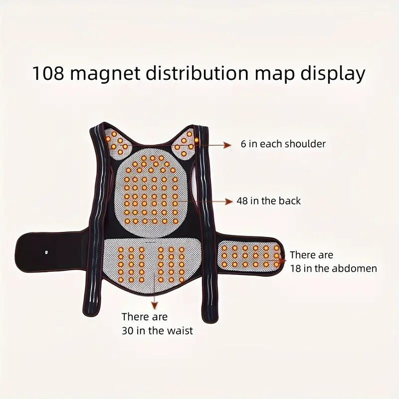 Rückenstützgurt - Magnetisches Design - Verstellbare Passform