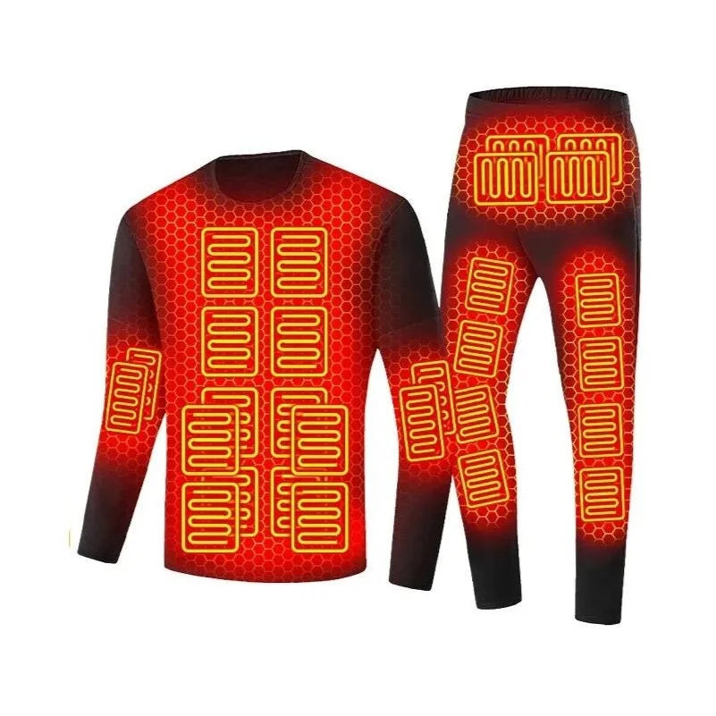 Beheizbare USB Thermounterwäsche Anzug